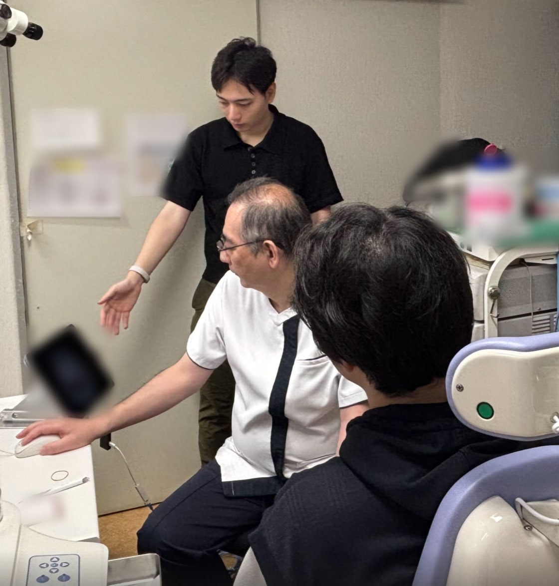 田山二朗先生との議論の様子